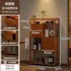 Nuevo Gabinete Lateral Estilo Chino para Mesa de Té, Gabinete de Almacenamiento, Estante para Juego de Té, Mesa de Té de Pie, Gabinete Pequeño de Té, Vitrina de Té