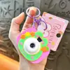 Llavero de Cámara de Proyección de Conejo y Zanahoria Creativo Nuevo Colgante Lindo para Mochila Llavero de Llave de Coche Venta al por Mayor
