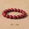 Pulsera para hombre y mujer pulsera de cuentas de transferencia pulsera de cinabrio venta al por mayor productos genuinos natural clásico bajo contenido arena de oro púrpura alto