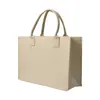 Bolso de Fieltro de Gran Capacidad con Bloques de Color para Souvenirs, Bolso Publicitario Corporativo Personalizado, Bolso de Mano Moderno y Versátil