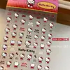 Sanrio Estéreo Alívio Hellokitty Katie Gato Kt Desenho Animado Fofo Estilo Japonês Decoração de Manicure Adesivos para Unhas