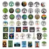 50 Novos Adesivos de Grafite Totem da Árvore da Vida Adesivos para Computador de Bicicleta Caderno Carro Elétrico Copo d'Água Adesivos Adesivos