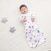 Saco de dormir para bebê outono e inverno toalha de enrolar saco de dormir de enrolar para recém-nascido entrega de bebê colcha multiuso à prova de pontapés dois conjuntos de mangas