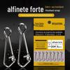 Conector de pino forte de alta velocidade, anel de oito caracteres, embalagem amarela, pino Luya, acessórios de pesca a granel