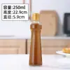 Garrafa de vidro de óleo de gergelim com tampa meia jin por jin frasco de perfume à prova de vazamento rosca comercial cônica selada garrafa vazia de óleo de gergelim