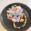 Lindo Oso Hamburguesa de Dibujos Animados Cadena de Lanyard para Teléfono Móvil Joyería Pulsera Corta de Cadena Cadena Colgante para Auriculares para Mujeres