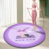 Tapete Insonorizado para Saltar la Cuerda en Interiores, Absorción de Impactos, Absorción de Agua, Alfombra Redonda Antideslizante, Tapete Doméstico de Tierra de Diatomeas para Deportes, Fitness, Yoga