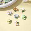 Transfronterizo Nuevos Accesorios para Arte de Uñas Lindo Dulce Flor Usar Armadura Aretes Accesorios para Carcasa de Teléfono Móvil Material
