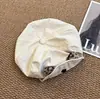 Boina de Orelha de Coelho para Mulheres, Versátil para Passeios de Verão, Estilo Desenho Animado Japonês Fofo, Chapéu Octogonal Emagrecedor
