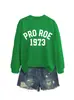 Pro Roe 1973 Amazon Wish Sitio Web Independiente Informal Cómodo Holgado Talla Grande Sencillo Otoño e Invierno Sudadera Exportación