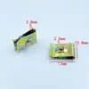 Piezas de plástico para vehículos eléctricos de motocicleta clip de zinc de color tornillo autorroscante clip de base fija tuerca de tarjeta
