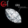 Ventas Directas de Fábrica Gra Moissanita Color D Marquesa Diamante Suelto Super Blanco Vvs Moissanita en Forma de Oliva