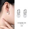 Design Original por Min Yue Jewelry, Brincos Pequenos de Lâmpada de Pérola em Prata de Lei S925 para Mulheres, Brincos de Luxo Leve Estilo Ins, Atacado