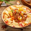 Fideos Cortados a Mano Gu Dasa en Cubo - Comida Instantánea para Dormitorio, Snack de Medianoche, Desayuno, Comida Rápida para Personas Perezosas, Fideos Instantáneos Convenientes