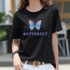 Body para mujer, verano 2021, nuevo estilo coreano, camiseta brillante, seda de hielo, suelta, versátil, talla grande, manga corta, top con lentejuelas