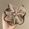 Goma para el pelo de oso para coleta baja de otoño e invierno, estilo simple y casual, cuerda para el pelo para atar el cabello, goma para el pelo de lazo de alta gama