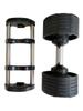 Halteres domésticos ajustáveis 32kg libras equipamento de fitness um segundo peso ajustável automático rápido 24 halteres incrementais