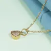Pingente de Pedra de Nascimento Estrela da Sorte de Dezembro Cruz Europeia e Americana Novo Produto Luxo Leve Zircônia de 12 Cores Colar DIY Feito à Mão