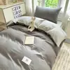 Juego de ropa de cama de algodón de invierno engrosado con funda de edredón, juego de seis piezas de algodón puro para dormitorios de estudiantes, apto para todas las estaciones