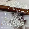 Piedras naturales tipo concha de jade de colores, decoraciones para uñas, concha de abulón iridiscente, trozos irregulares de piedra triturada, accesorios para manualidades