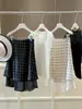Saia Elegante de Acetato Cetim com Bolinhas para Mulheres, Novo Estilo de Verão, Cintura Alta, Linha A Emagrecedora, Justa ao Corpo, Comprimento Médio