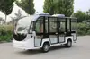 Veículo de Passeio para Tours Imobiliários, Veículo de Patrulha a Combustão, Carro Turístico para Áreas Cênicas, Veículo Elétrico de Passeio Fechado Conversível de 11-14 Lugares