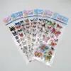 Adesivos de Bolha Desenho Animado Adesivos de Elogio e Recompensa para Jardim de Infância Adesivos de Rosto Sorridente Smiley de PVC Animal Cultural Côncavo e Convexo para Crianças