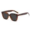 Nuevas gafas de sol gm para mujer Gafas de sol para mujer con montura cuadrada redonda Carey Estilo de celebridad de Internet mismo estilo para hombre para conducir protección solar al por mayor