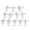 Ventas Directas de Fábrica de Colgantes Pequeños de Acero Inoxidable 304 de Corte Irregular Accesorios de Materiales Hechos a Mano para Joyería DIY Collar Pulsera