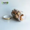 Frasco de Almacenamiento Transparente de Grado Alimenticio para Mascotas de 640 ml con Tapa de Acero Inoxidable, Frasco Sellado para Almacenamiento de Granos, Frasco para Dulces, Flores y Té