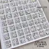 Accesorios de Arte para Uñas de Pedrería Deslumbrante de Alta Calidad, Lujo Ligero Exquisitos Pedrería de Uñas Coloridas Ovaladas y Rectangulares