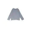 Moda Feminina Plus Size Outono Inicial 2025 Emagrecedor Estiloso Versátil Simples Blusa de Tricô Macia Duas Cores Solta Camisa Básica