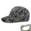 Gorra de Béisbol Estilo Étnico Estampado de Primavera y Otoño para Mujer Gorra de Mezclilla Lavada Protector Solar para Exterior para Mujer Sombrero de Sol de Moda para Mujer