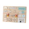 Tablero de Actividades para Bebé Accesorios DIY Engranaje Reloj de Madera Tablero de Combinación de Encaje Material de Jardín de Infancia Accesorios de Madera