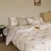 Cachorro de Desenho Animado Filhote Fofo Conjunto de Roupa de Cama de Algodão Puro para Crianças Conjunto de Três Peças/Quatro Peças