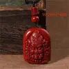Colgante de Calabaza de Arena Dorada Púrpura Cinabrio para la Buena Suerte y la Prosperidad, Adecuado para Hombres y Mujeres en su Año Zodiacal, Al Por Mayor