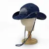 Chapéu de Cowboy Ocidental Lavado Chapéu de Verão para Caminhada Feminino Chapéu de Sol Chapéu de Pescador Masculino Proteção Solar Velho Retrô
