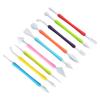 Caneta Decoradora Kit com 9 Peças Ferramentas para Confeitaria Caneta Decoradora de Bolo com Creme Caneta Flip para Confeitaria Caneta de Relevo de Açúcar Caneta Gravadora Caneta Gravadora