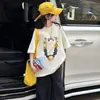 Conjunto de Verano para Niñas 2026 Nuevo Estilo Coreano Moda Infantil Verano Manga Corta Pantalones Casuales Conjunto de Dos Piezas