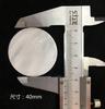Vendas de fábrica 40mm molusco de água doce duplo plano todo branco não poroso redondo acessórios de joias diy pacote de material atacado