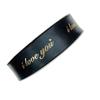 Cinta bronceada de 2,5 cm de ancho con letras inglesas, ramo, caja de regalo, lazo decorativo, bricolaje, hecho a mano
