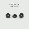 Botones de Flor de Metal con Pedrería para Suéteres, Cárdigans, Tejidos, Camisas, Exquisitos Botones Florales, Botones para Abrigos de Niños