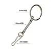Hebilla de Metal Llavero USB Cadena de Serpiente Hebilla Zhu Dan Anillo de Cáñamo Hebilla de Langosta Hebilla DIY Hebilla de Cadena Corta Multifuncional