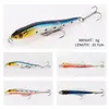 Cebo Señuelo de 8 Colores 6G/10.7Mm Flotante Cuentas Sonajeras Minnow Mejorado Ataque de Tres Ganchos Bajo Señuelo Artificial