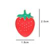 Verão pequena fruta broche de metal dos desenhos animados mini morango maçã pêssego broche colarinho pin saco roupas acessórios