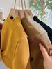 Suéter básico de cuello alto medio para niños con forro polar, estilo coreano de otoño e invierno, estilo occidental, para hombre y mujer, bebé, top interior de terciopelo de una pieza, moda