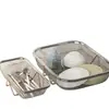 Cesta de Drenaje de Acero Inoxidable para Fregadero, Escurridor Extensible para Platos, Vajilla, Palillos, Lavabo para Lavar Verduras y Fregadero para Lavar Platos, Estante Especializado con Filtro de Agua