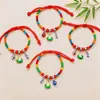 2026 Nuevo Modelo Festival del Bote del Dragón Pulsera de Cuerda Colorida Joyería Aleación Zongzi Bebé Tejido Pareja Pulsera de Hilo de Colores Venta al por Mayor