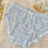 Ropa interior sexy para mujer algodón entrepierna de algodón antibacteriano puro delgado nuevo tiro medio bragas de encaje blanco para niñas