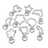 Europa y Estados Unidos venta caliente aleación de zinc placa de hebilla de puerta hebilla de hebilla giratoria hebilla universal hebilla para perro de equipaje llavero de bolsa al por mayor